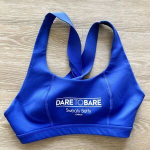 Sweaty Betty Blue"Dare To Bare" Sports Bra-Size S